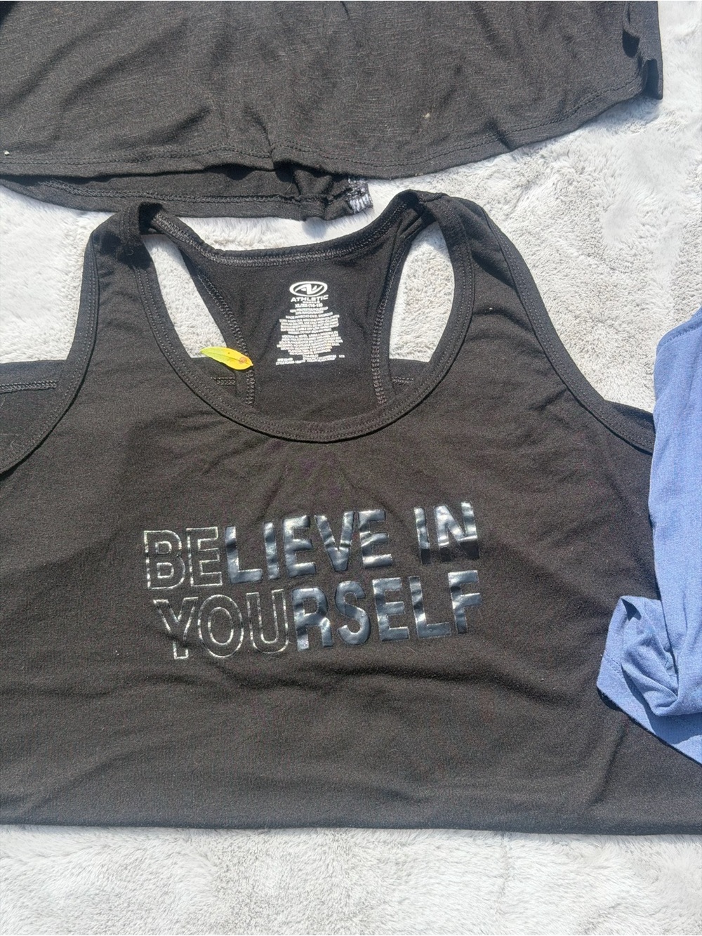 PINK Victoria's Secret Girls' Pink & Black Graphic Tank Top Bundle - Picture 3 of 6